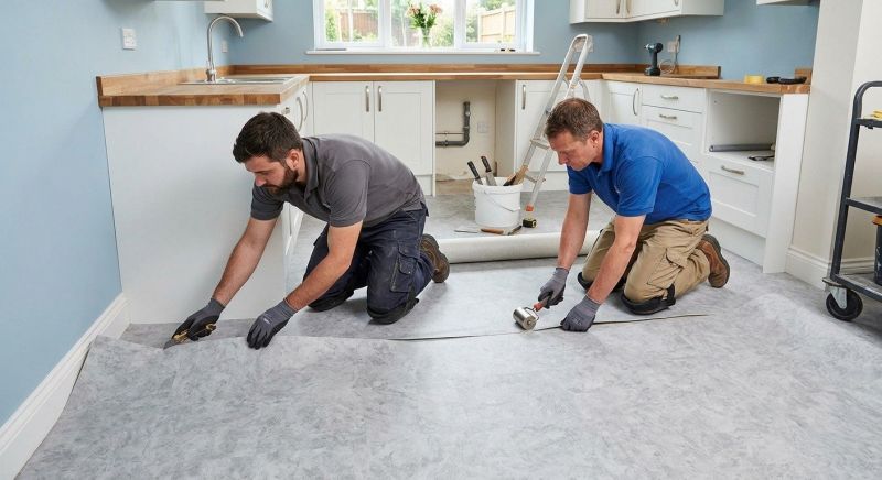 Sheet Linoleum Installation in Frisco, TX