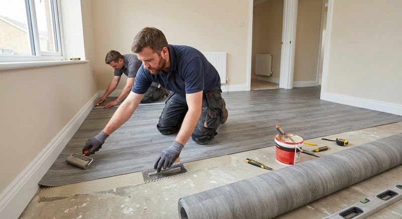 Sheet Linoleum Installation in Longmont, CO