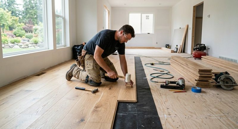 Finished Floor Installation in San Antonio, TX