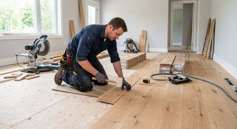 Pine Floor Installation in Phoenix, AZ