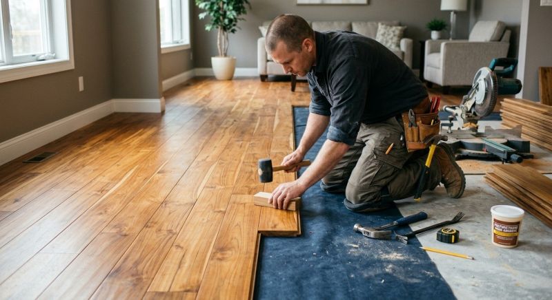 Plank Floor Installation in Austin, TX