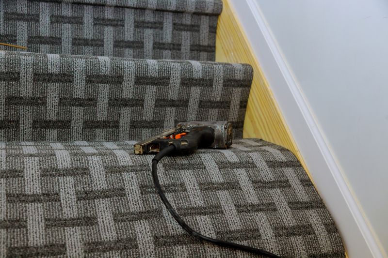Stair Runner Installation in Somerset County, NJ